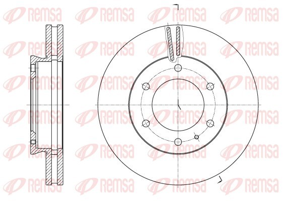 Brake Disc REMSA 62526.10