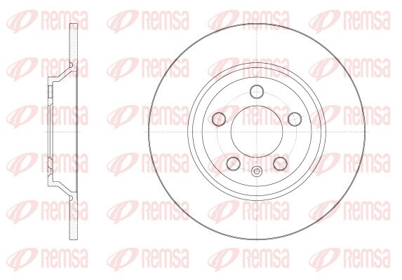 Brake Disc REMSA 62521.00