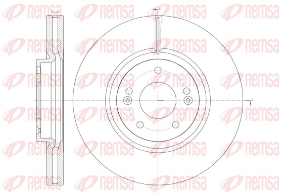 Brake Disc REMSA 61462.10