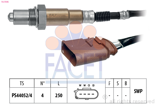 Lambda Sensor FACET 10.7595