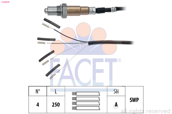 Lambda Sensor FACET 10.8235
