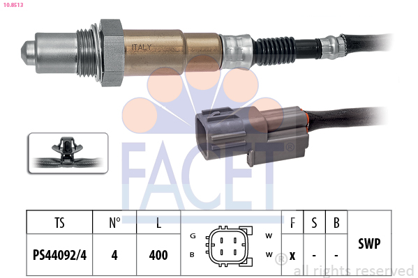 Lambda Sensor FACET 10.8513