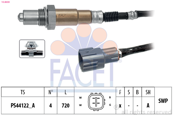 Lambda Sensor FACET 10.8600