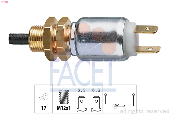 Brake Light Switch FACET 7.1014