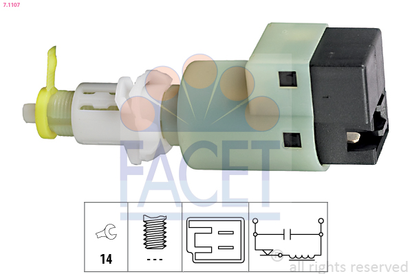 Brake Light Switch FACET 7.1107