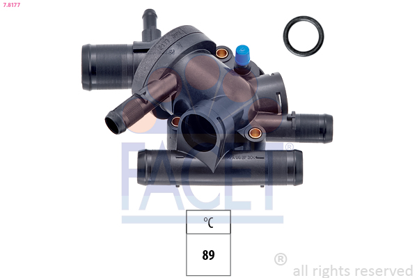 Thermostat, coolant FACET 7.8177
