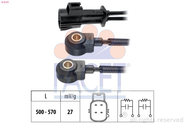 Knock Sensor FACET 9.3131