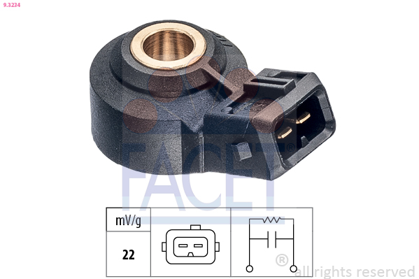 Knock Sensor FACET 9.3234