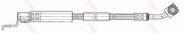 Brake Hose TRW PHD441