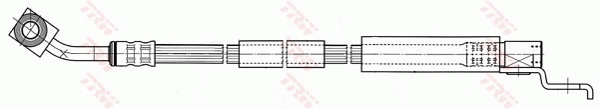 Brake Hose TRW PHD442