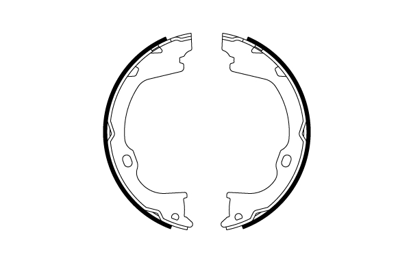 Brake Shoe Set, parking brake TRW GS8819