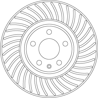 Brake Disc TRW DF6950S