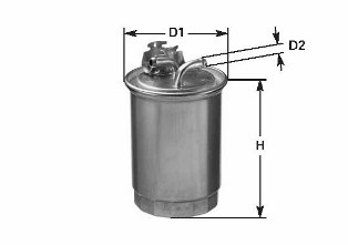 Fuel filter CLEAN FILTERS DN 829