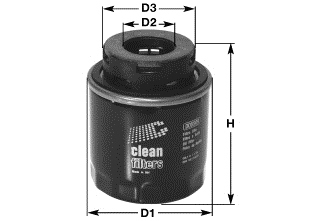 Oil Filter CLEAN FILTERS DO5509