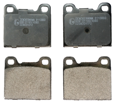 Brake Pad Set, disc brake DENCKERMANN B110863