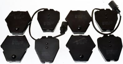 Brake Pad Set, disc brake DENCKERMANN B111045