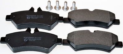 Brake Pad Set, disc brake DENCKERMANN B111007