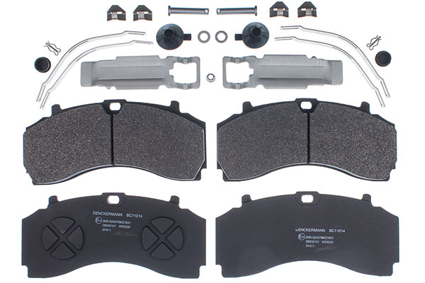 Brake Pad Set, disc brake DENCKERMANN BC11014
