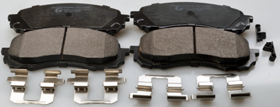 Brake Pad Set, disc brake DENCKERMANN B111280