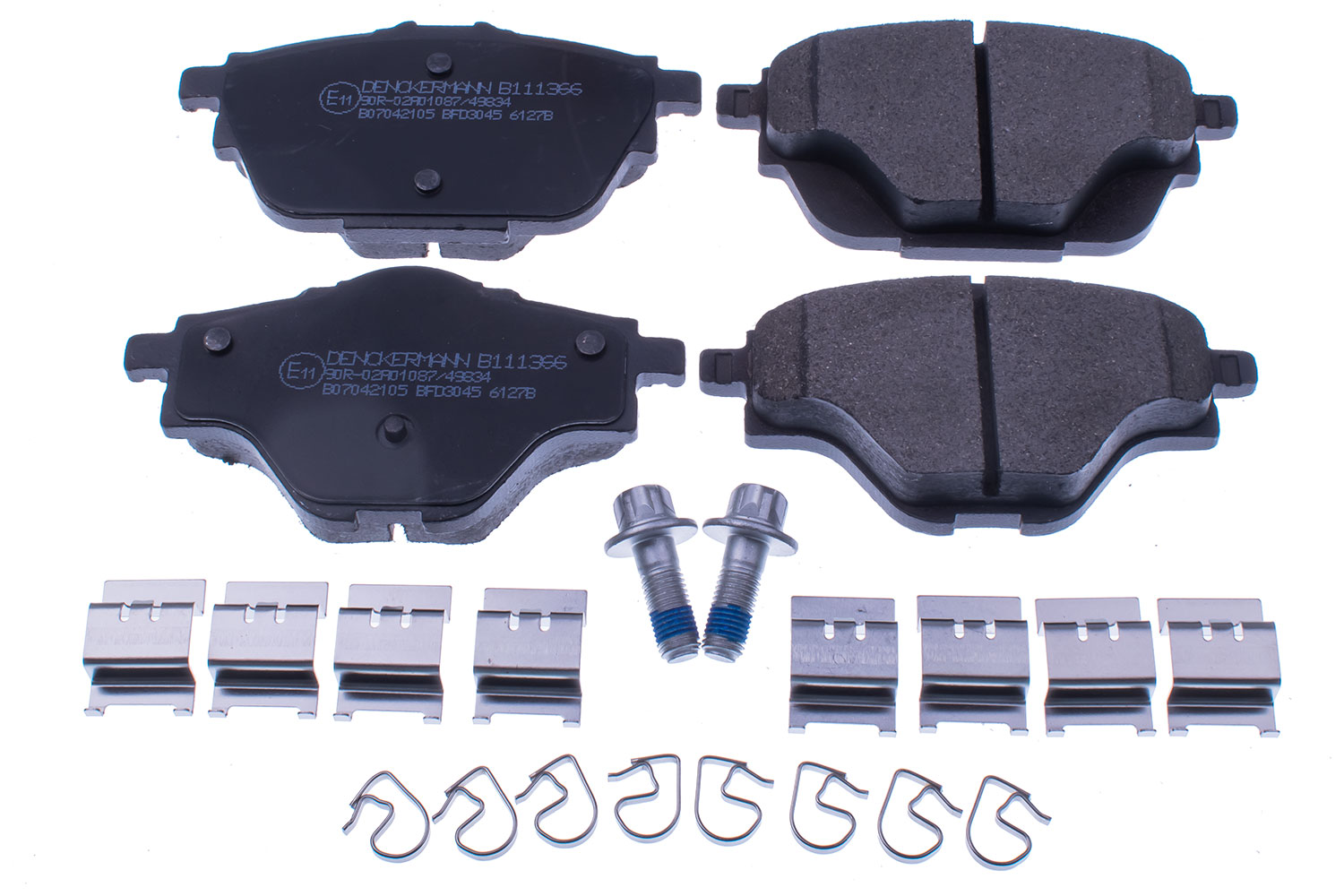 Accessory Kit, disc brake pad DENCKERMANN B111366