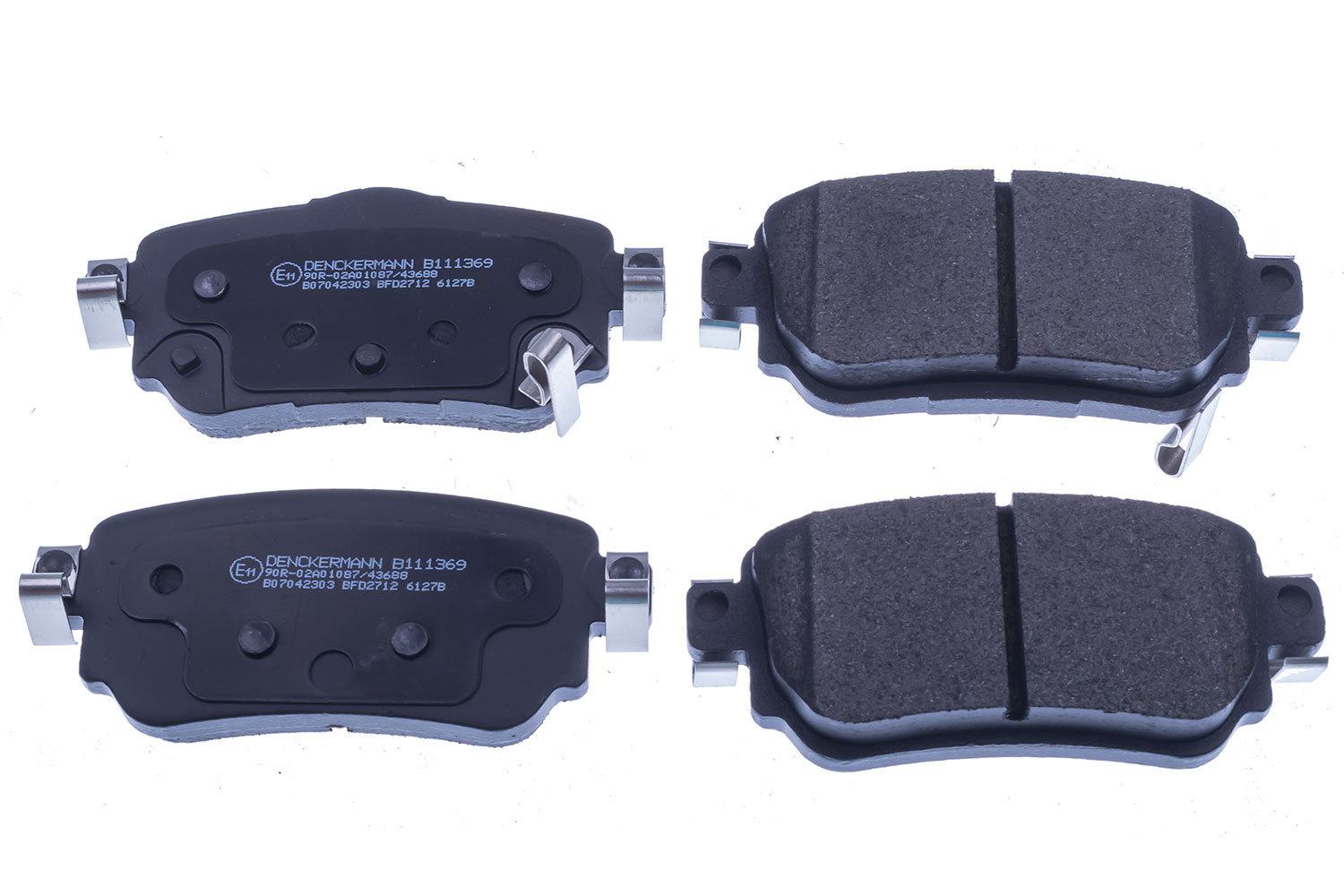 Accessory Kit, disc brake pad DENCKERMANN B111369