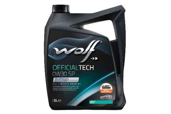 Moottoriöljy WOLF OFFICIALTECH 0W30 SP 5L