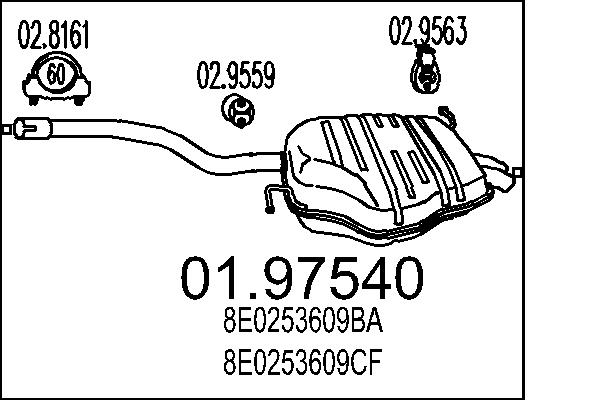 End Silencer MTS 01.97540