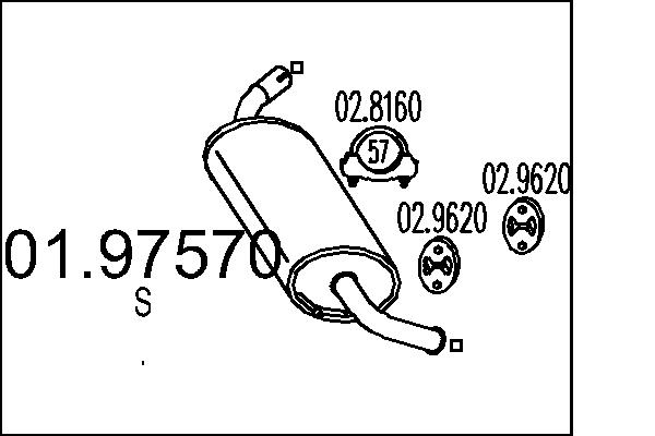 End Silencer MTS 01.97570