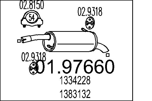 End Silencer MTS 01.97660