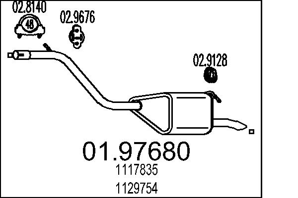 End Silencer MTS 01.97680