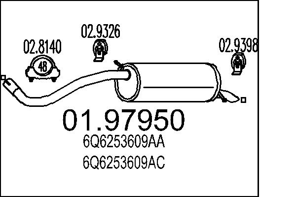 End Silencer MTS 01.97950