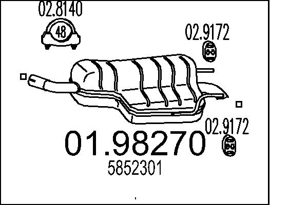 End Silencer MTS 01.98270