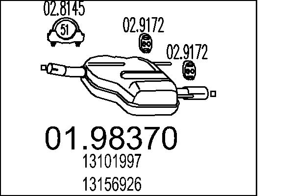 End Silencer MTS 01.98370