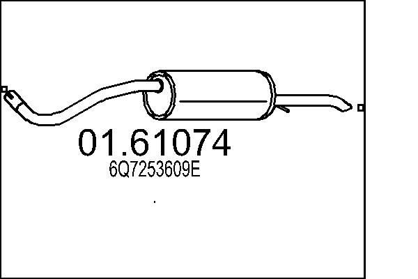 End Silencer MTS 01.61074