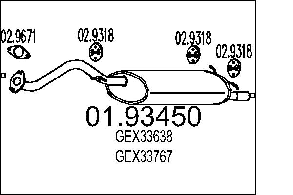 End Silencer MTS 01.93450