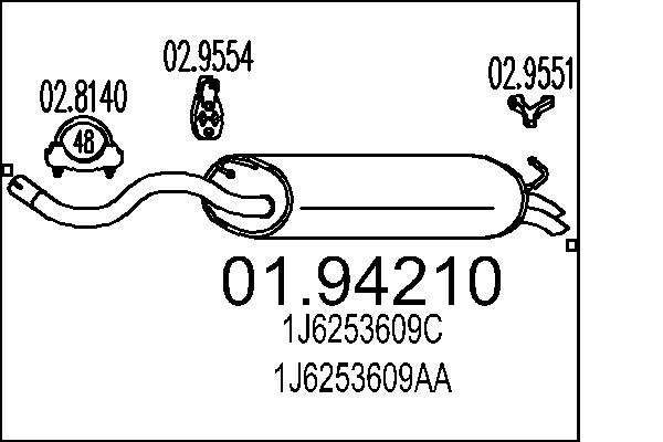 End Silencer MTS 01.94210