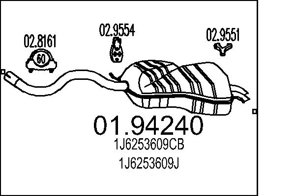 End Silencer MTS 01.94240