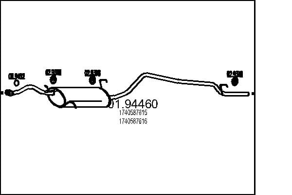 End Silencer MTS 01.94460