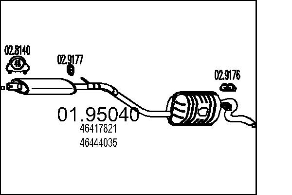 End Silencer MTS 01.95040