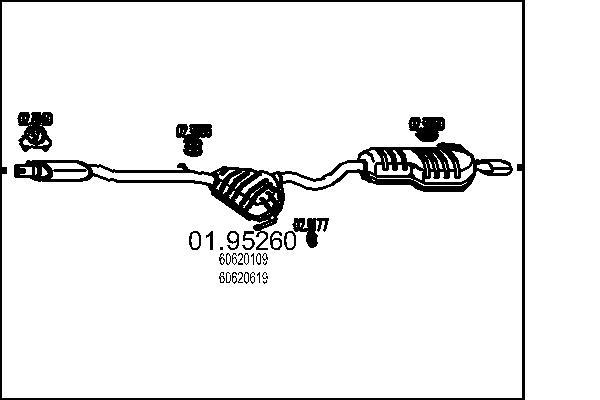 End Silencer MTS 01.95260