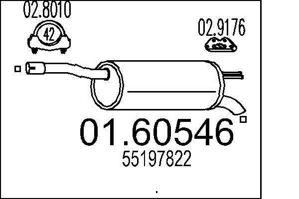 End Silencer MTS 01.60546