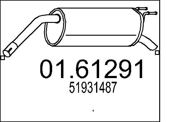 End Silencer MTS 01.61291
