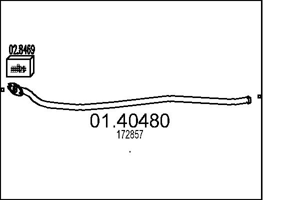 Exhaust Pipe MTS 01.40480