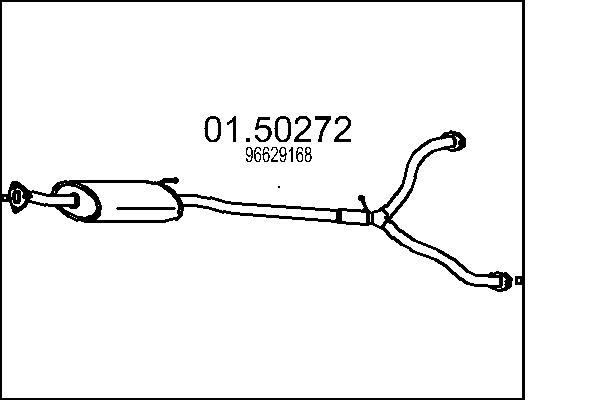 Middle Silencer MTS 01.50272