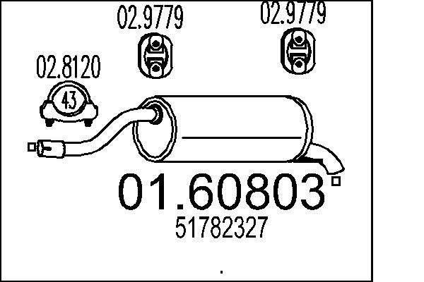 End Silencer MTS 01.60803