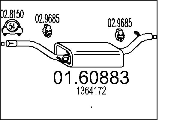 End Silencer MTS 01.60883