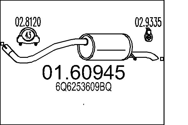 End Silencer MTS 01.60945