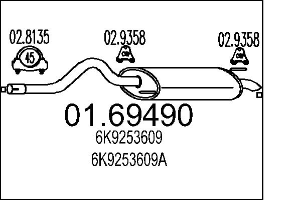End Silencer MTS 01.69490