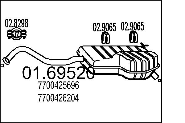 End Silencer MTS 01.69520