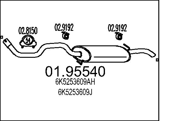 End Silencer MTS 01.95540